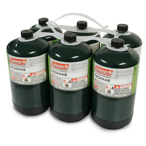Coleman Propane Replacement Fuel Cylinders 16 oz Camping Fuel Bundled 6 Pack