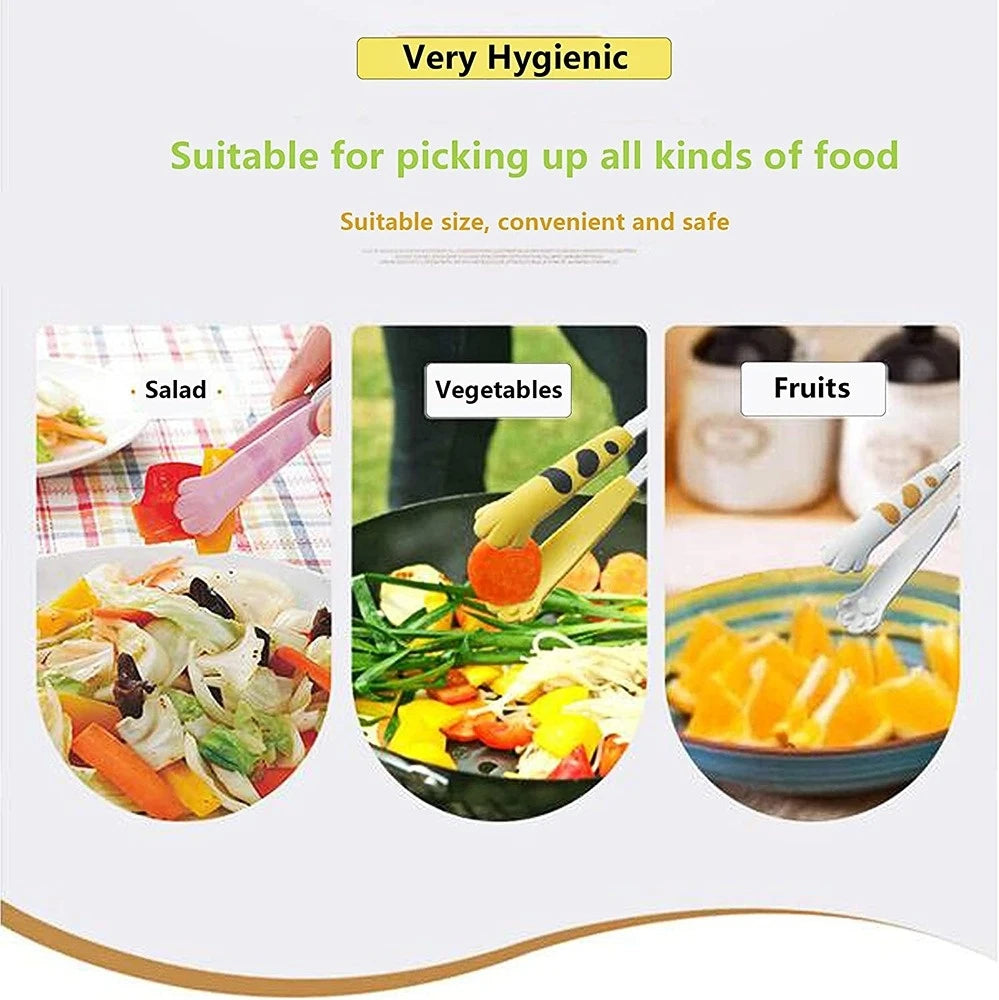 Stainless Steel Barbecue Tongs Sandwich Baking Clip Kitchen Gadgets