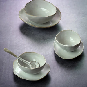Nordic Ceramic Tableware Irregular Rice Bowl Dessert