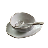 Nordic Ceramic Tableware Irregular Rice Bowl Dessert