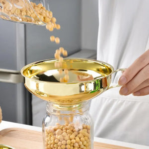 Stainless Steel Funnel 2 Size Wide Mouth Canning Funnel