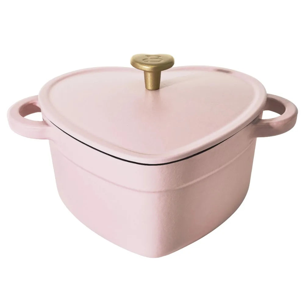 Beautiful 2QT Cast Iron Heart Dutch Oven