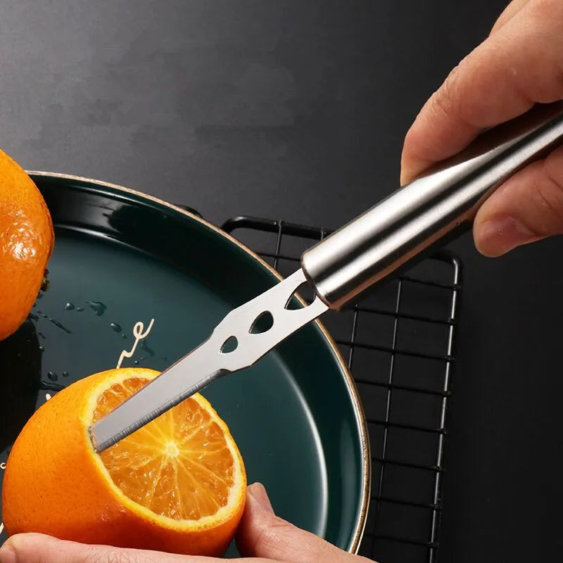 1 PC Stainless Steel Orange Peeler Manual Lemon Fruits Citrus Cutter