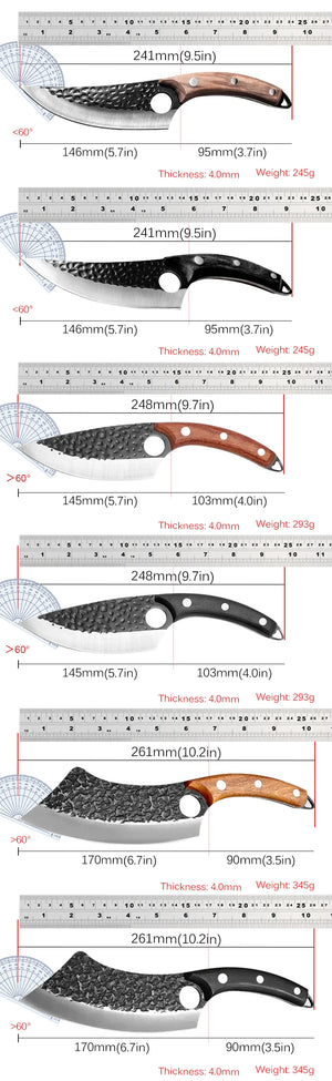 5.5" Meat Cleaver Knife Handmade Forged Boning
