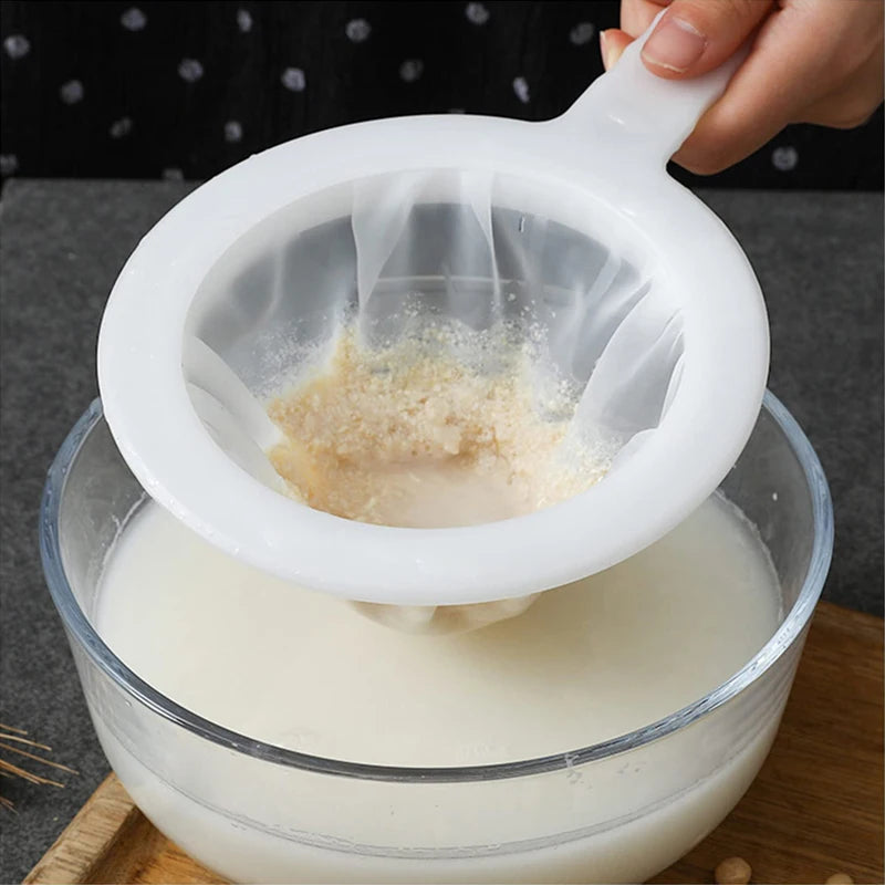 Nylon Ultra-fine Filter Mesh Sieve Soy Juice Coffee Milk Food Strainer