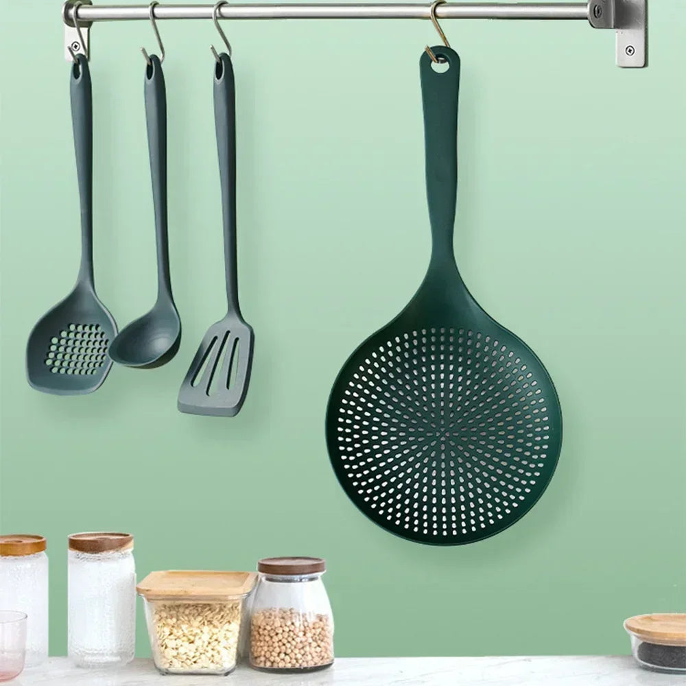 Plastic Large Colander Spoons Drain Scoop Heat Resistant