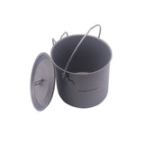 1950ml Ultralight Outdoor Camping Titanium Pot & pan