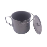 1950ml Ultralight Outdoor Camping Titanium Pot & pan
