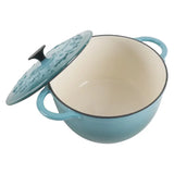 6-Qt Enamled Cast Iron Dutch Oven with Self Lid