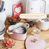 Beautiful 2QT Cast Iron Heart Dutch Oven