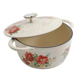 3-Quart Enamled Cast Iron Dutch Oven with Self Lid