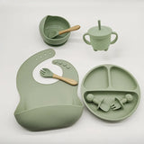 Children's Tableware Set Baby Complementary Food Training Silicone