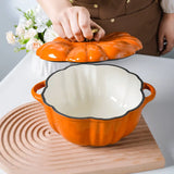 Pumpkin Enameled Cast Iron Dutch Oven 1.9L Enamel Coated
