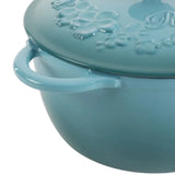 6-Qt Enamled Cast Iron Dutch Oven with Self Lid