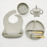 Children's Tableware Set Baby Complementary Food Training Silicone