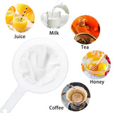 Nylon Ultra-fine Filter Mesh Sieve Soy Juice Coffee Milk Food Strainer