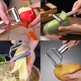 4 IN 1 Kitchen Vegetable Peeler Stainless Steel Grater