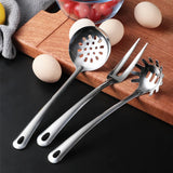 Stainless Steel Serving Shovel Soup Spoon Colander Meat Fork