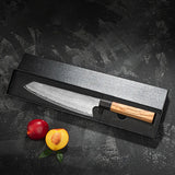 8 Inch Kiritsuke Knife Olive Wood Handle