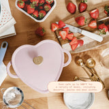 Beautiful 2QT Cast Iron Heart Dutch Oven
