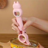 4-in-1 Beer Bottle Openers Pink Cartoon Can Opener