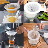 Nylon Ultra-fine Filter Mesh Sieve Soy Juice Coffee Milk Food Strainer